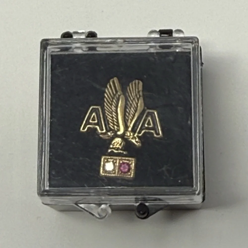 Vintage‎ American Airlines AA 15 Yr. Anniversary Lapel Pin